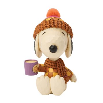 ジム ショア Jim Shore スヌーピー コージーフォール ウィズ マグ 置物 フィギュア 人形 6018513 Peanuts インテリア ＜ハロウィン＞