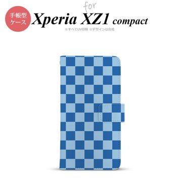 【手帳型 スマホ カバー ケース】【SO02K】【エクスペリア XZ1】手帳型 ケース SO-02K スマホ カバー Xperia XZ1 Compact エクスペリア スクエア 青 nk-004s-so02k-dr769【メール便送料無料】