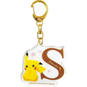 【S】【キーホルダー】ポケットモンスター イニシャルアクリルキーホルダー2【ポケモン】