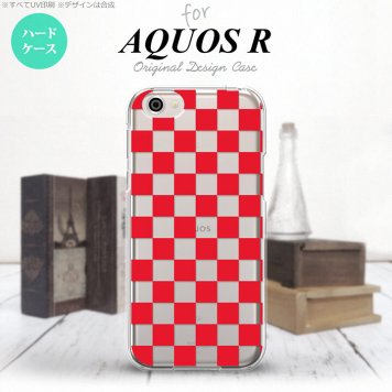 【SH03J】【スマホケース/スマホカバー】【アクオス R】SH03J スマホケース AQUOS R SH-03J カバー アクオス R スクエア 赤 nk-sh03j-033【メール便送料無料】