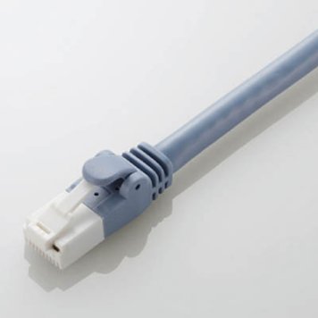 エレコム LANケーブル Cat6A ツメが折れない 30m ブルー RJ45コネクタ 10Gbps オンライン学習 小学生 中学生 LD-GPAT/BU300