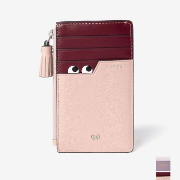 アニヤ ハインドマーチ ANYA HINDMARCH PEEPING EYES ZIP CARD CASE ピーピング アイズ ジップ カードケース 5050925209397 5050925208864 フラグメントケース レディース 財布 小物