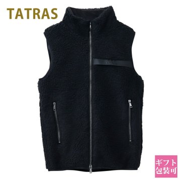 タトラス ベスト メンズ ボア ベスト TATRAS DITAN ディタン MTAT22A4849-L ブラック BLACK 01 冬物 アウター 防寒 プレゼント ギフト ブランド 新品 