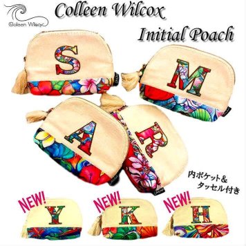 Colleen Wilcoxイニシャルポーチ