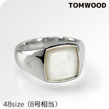 トムウッド リング メンズ レディース ブランド TOMWOOD ケイ リング Kay Ring White MOP 48size 101283 シルバー アクセサリー リング ジュエリー ブランド 高級 おしゃれ プレゼント 実用的 ペア