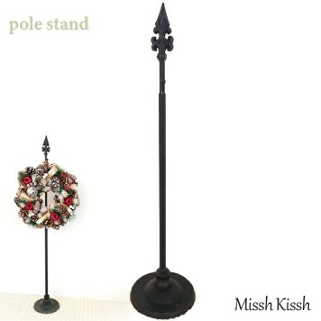 リースポールスタンド スタンド アンティーク調 リース Wreath Pole Stand 装飾 玄関 ギフト