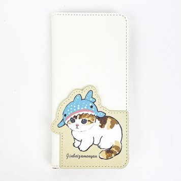 モフサンド mofusand ジンベイザメにゃん マルチクリップカバー(L) スマホケース iPhone