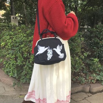 Rootote ルートート トートバッグ サイドポケット DELI デリ レディース 2way ショルダー がま口 アニマル 小さめ