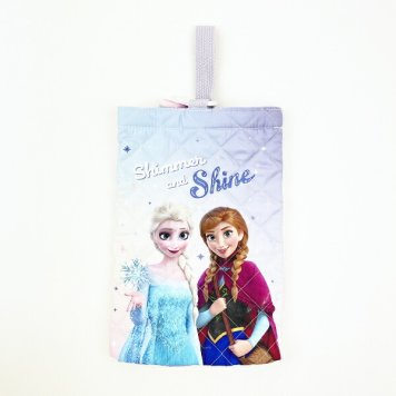 ディズニー プリンセス アナと雪の女王 キルトシューズバッグ ラベンダー スクール キッズ Disney