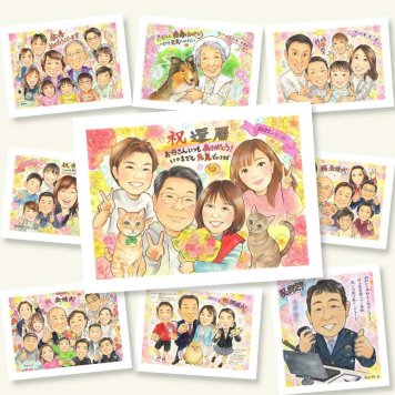 還暦のギフトに、大切な節目が思い出になる一枚です。下書き確認ができるので、安心して贈れます。 似顔絵 ギフト 還暦祝い 名入れ 贈り物 プレゼント 手描き 還暦 記念 お祝い 誕生日 祖父 おばあちゃん おじいちゃん 祖母 修正無料 名入れ 下書き確認 喜ばれる 似てる 親孝行 かわいい 還暦 一生もの 長寿 傘寿 オーダーメイド 闘病中の方への励まし 色紙 ホワイトデー 感激 初任給 贈答品