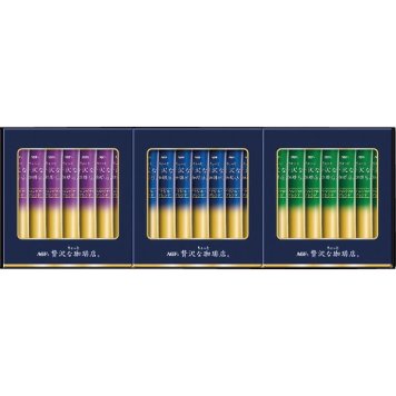 AGF ちょっと贅沢な珈琲店 スティック ブラックギフト [26-0426-084] ZST-15D インスタントコーヒー 珈琲 3種のブレンド 産地別の深い香りとコク 甘さなし 贈り物 プレゼント お中元 お歳暮 内祝い 御礼 お返し ギフト