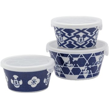 お中元 お返し 内祝い ギフト洋陶器 ディズニーキャラクター ニホンスタイル レンジパック3点セット3308-02  新築 お礼 引越し 志 仏事 送料無料