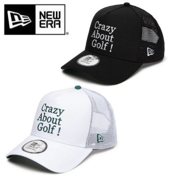 ニューエラ ゴルフ キャップ 9FORTY A-Frame トラッカー Crazy About Golf New Era Golf (14391372) (14391373) お誕生日祝い お祝い 記念品 お父さん 父の日 彼氏 男性 30代 40代 50代 60代  還暦祝い 敬老の日 人気プレゼント プレゼント