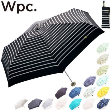折りたたみ傘 ワールドパーティー W.P.C 傘 折りたたみ WPC ユニセックス 定番 男女兼用 メンズ 軽い 折り畳み ケース付 軽量 コンパクト UVカット 日傘 レディース 晴雨兼用 折りたたみ傘 wpc-zip-case-tiny