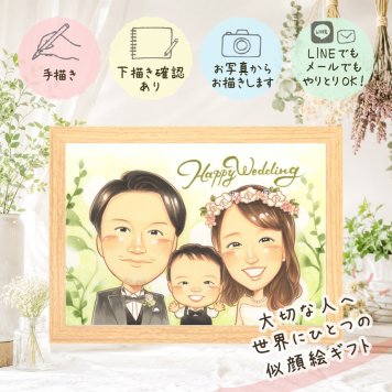 結婚記念日の贈り物に、名前、日付、メッセージも記載可能。 似顔絵 ギフト 結婚式 プレゼント 名入れ 贈り物 手描き 結婚記念日 お祝い 記念 ウェルカムボード 挙式 友達 友人 家族 同僚 カップル 名入れ 下書き確認 修正無料 親孝行 そっくり 似てる 宝物 一生もの 結婚式 ウェディング 宝物 メモリアル 白寿祝い ホワイトデー カラフル 披露宴 バレンタインデー 引っ越し キレイ 大量注文