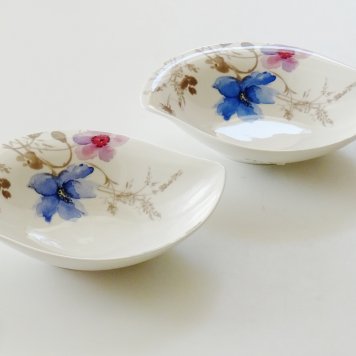 ビレロイ＆ボッホVilleroy&Boch マリフルールグリ　サラダボウル２１ｃｍペアセット【御結婚御祝・内祝・新築御祝・還暦御祝・御礼・寿・ギフト包装可能】