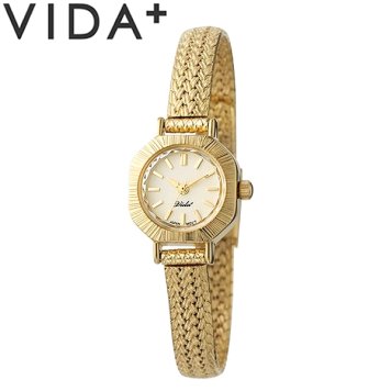 VIDA+ ヴィーダプラス 腕時計 ウォッチ クオーツ レディース 女性用 日常生活防水 v-004gm