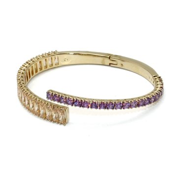 スワロフスキー swarovski ブレスレット バングル Matrix 5731049 M マトリックス アクセサリー レディース ゴールド+パープル 海外正規品