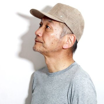 DAKS キャップ リネン ダックス 帽子 メンズ 春夏 大きいサイズ 麻素材 グレンチェック ブランド 大人 S M L LL 日本製 オレンジ 父の日 ギフト 男性 誕生日 プレゼント 帽子通販 敬老の日