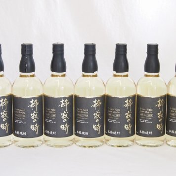 7本セット(100％とうもろこし樫樽長期貯蔵焼酎 静寂の時25度(宮崎県)) 720ml×7本