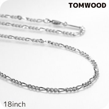 トムウッド ネックレス メンズ レディース ブランド TOMWOOD ボーチェーンスリム 18inch 101262 シルバー アクセサリー