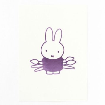 ミッフィー miffy ポストカード（drawing） GREEN FLASH