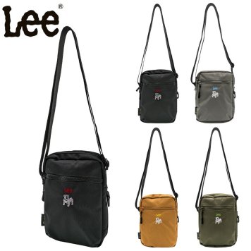 【Lee】320-01233 boss 縦型ミニショルダー 斜め掛け レディース かばん カバン 鞄 バッグ シンプル リー ブラック グレー キャメル カーキ 使いやすい お出かけ 普段使い お出かけ おしゃれ 便利