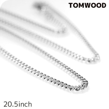 トムウッド ネックレス メンズ レディース ブランド TOMWOOD Curb Chain M 20.5inch チェーン 100264 シルバー アクセサリー