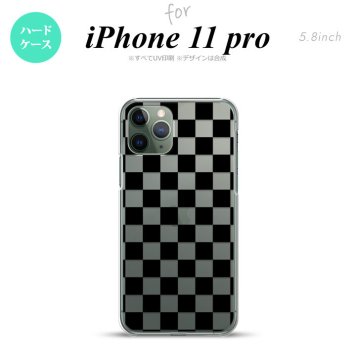iPhone11Pro iPhone11 Pro スマホケース ハードケース スクエア 黒 メンズ レディース nk-i11p-031
