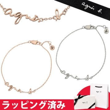 アニエスベー ロゴブレスレット ウィメンズ シルバー ステンレス ギフト agnesb.FEMME ファム