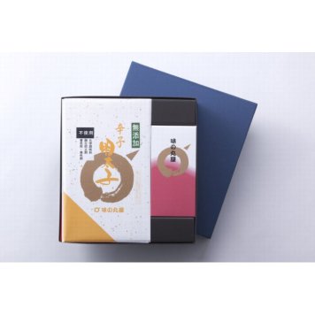 丸屋無添加辛子明太子300gと柚子胡椒【詰合せ】 ギフト プレゼント 御中元 夏のごあいさつ 御礼 御祝 快気祝 志