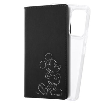 Galaxy A53 5G 『ディズニーキャラクター』/手帳型 FLEX CASE ホットスタンプ/ミッキーマウス ※送料無料(ポスト投函)