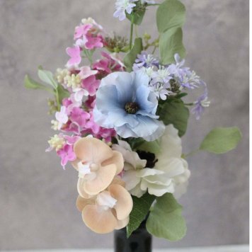 仏花｜artificial flower｜No.1 発表会 展覧会 音楽会 花束 ブーケ フラワーアレンジメント ウェディング 結婚祝い 結婚式 記念日 母の日 父の日 敬朗の日 お誕生日祝い お歳暮 お中元 出産祝い お祝い ギフト お歳暮 贈り物 インテリア 供花 アートフラワー
