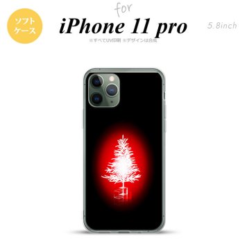 iPhone11Pro iPhone11 Pro スマホケース ソフトケース ツリー 赤 メンズ レディース nk-i11p-tp625