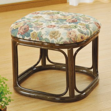 今枝商店 Romantic Rattan スツール【沖縄・離島配達不可】 S75B
