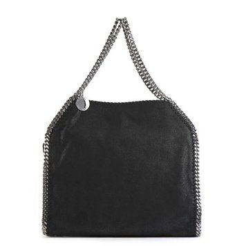 ステラ マッカートニー STELLA McCARTNEY ファラベラ シャギー ディア スモール トート ブラック 黒 シルバー ステラマッカートニー ステラ・マッカートニー チェーンバッグ トート ショルダー トートバッグ ショルダーバッグ トートバック ショルダーバック レディース 20代