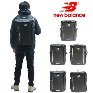 New Balance ニューバランス ポリエステル リュック LAB45691 普段使い 日常使い デイリーユース タウンユース 男女兼用 ユニセックス お手頃 使いやすい 便利 定番 人気 売れ筋 おすすめ プレゼント ブラックパープル ブラックブルー グレー ブルー パープル