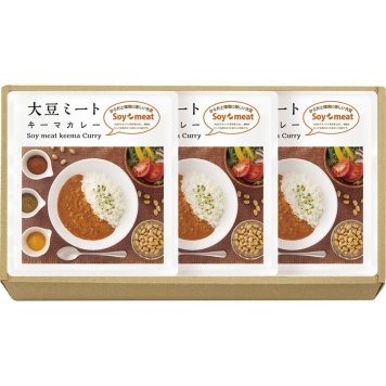 お中元 お返し 内祝い ギフト カレー・スープ 大豆ミート・キーマカレーセットDM-515 新築 お礼 引越し 志 仏事
