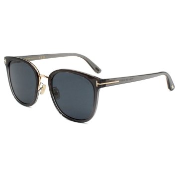 トムフォード TOM FORD サングラス UVカット FT0968-K/S 20A 56 メアジアンフィット アイウェア ウェリントン メンズ レディース グレー(クリア)