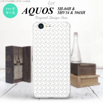 【SH04H】【スマホケース/スマホカバー】【アクオス ゼータ】SH04H スマホケース AQUOS ZETA SH04H カバー アクオス ゼータ 千鳥柄 白クリア nk-sh04h-914【メール便送料無料】