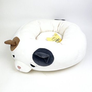 フィールペットマシュマロ ラウンドベッド ゆず ペット用品