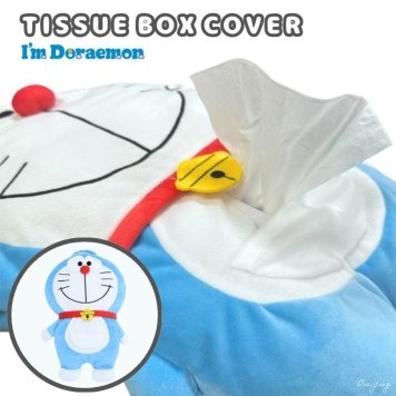 ドラえもん 壁に掛けれる ぬいぐるみ ティッシュBOXカバー ティッシュカバー I'm doraemon 収納 カバー ティッシュケース 吊り下げ キャラクター グッズ  かわいい ティッシュボックス 家 インテリア キッチン ひも付き プレゼント 子供 ギフト