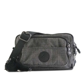 キプリング Kipling バッグ K12837 D03 MULTIPLE マルチプル 2way 斜めがけショルダーバッグ ウエストバッグ ベルトバッグ コットングレー COTTON GREY