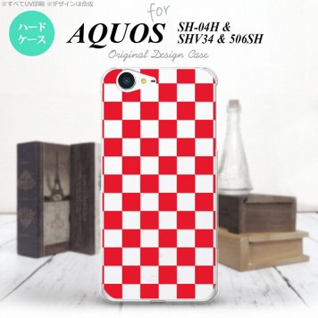 【SH04H】【スマホケース/スマホカバー】【アクオス ゼータ】SH04H スマホケース AQUOS ZETA SH04H カバー アクオス ゼータ スクエア 赤 nk-sh04h-033【メール便送料無料】