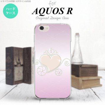 【SH03J】【スマホケース/スマホカバー】【アクオス R】SH03J スマホケース AQUOS R SH-03J カバー アクオス R ハート(F) ピンク nk-sh03j-320【メール便送料無料】
