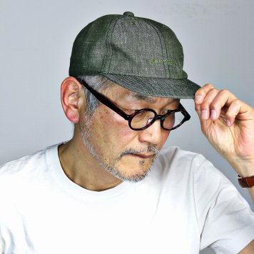 帽子 stetson キャップ メンズ 春夏 ヘリンボーン 6方キャップ stetson 帽子 日本製 リネン 涼しい ロイヤル ステットソン ロゴキャップ 麻 シンプル 無地 Mサイズ Lサイズ ゴム製 ROYAL STETSON 野球帽 紳士 ヘリンボン柄 / 緑 グリーン stetson 帽子 通販