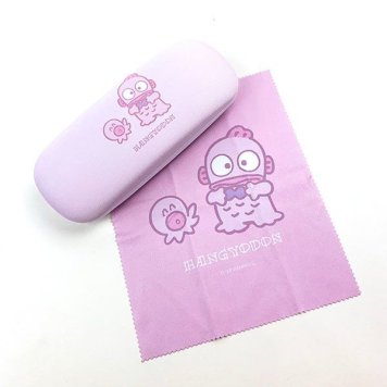 サンリオ ハンギョドン ピンク サユリ クロス付き メガネケース サンリオ 眼鏡入れ 学校 オフィス