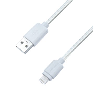 カシムラ USB充電&同期ケーブル 50cm LN STRONG WH KL-55