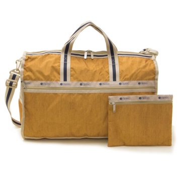 レスポートサック LeSportsac ボストンバッグ 斜めがけバッグ 7185 E135 LARGE WEEKENDER ラージウィークエンダー CARAMEL DENIM ダークイエロー系