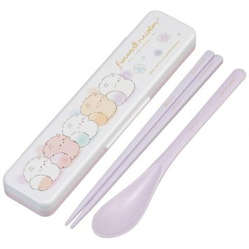 ふんわりねころん 抗菌音のならないコンビセット 箸18cm ※送料無料(ポスト投函)